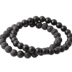 2 Perlearmbånd "Darks"