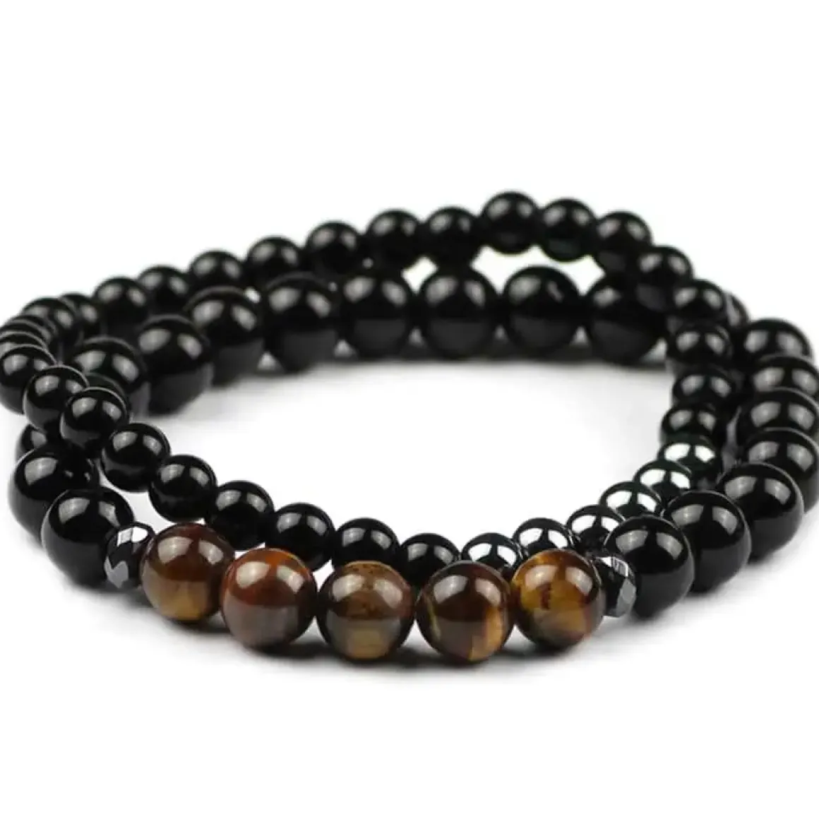 2 perlearmbånd "Deluxe XL"