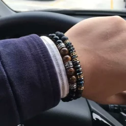 2 Straight 8mm perlearmbånd