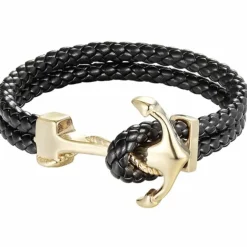 Anker Lux herrearmbånd forgyldt.