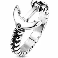 Ankerring i rustfri stål.