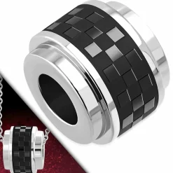 Antonio halskæde sort/ædelstål