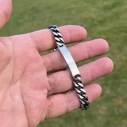 Arghi matteret stålarmbånd Deluxe