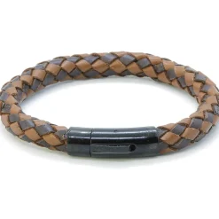 Armbånd læder Mørk/Lys