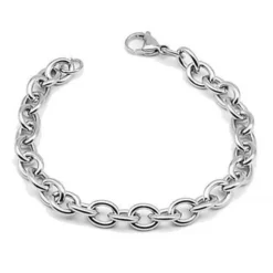 Armbånd simpel i ædelstål 6mm "Chain"