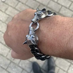 Armbånd ulvehoved
