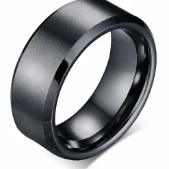 Artan tungstenring sort matteret