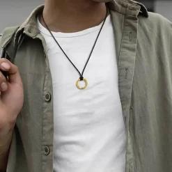 Aurum Circle halssmykke til mænd