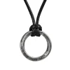 Aurum Circle Oxidized halssmykke til mænd