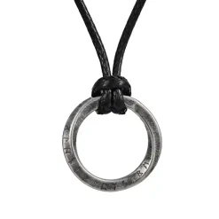 Aurum Circle Oxidized halssmykke til mænd