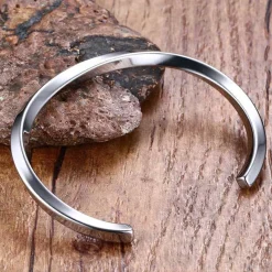 Bangle Screw armbånd i IP blank stål