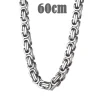 Big Hawn halskæde i mat stål 60cm / 7-8mm