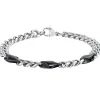 Black Steel Chain Bracelet – Herrearmbånd i Rustfrit Stål