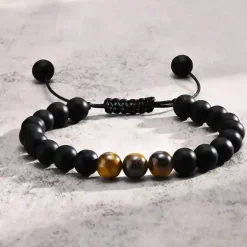 Blackstone sorte perlearmbånd