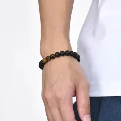 Blackstone sorte perlearmbånd