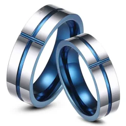Blue H3 - vielse eller forlovelsesring i tungsten