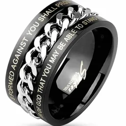 Bred sort herrering (316L)