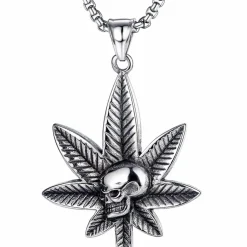 CA herrehalskæde i rustfri stål