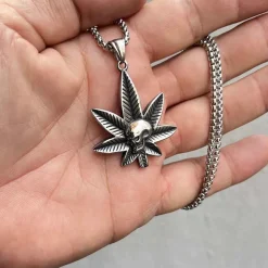 CA herrehalskæde i rustfri stål