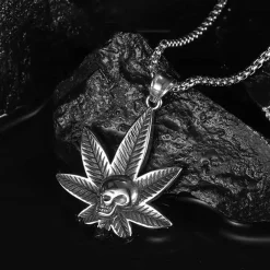 CA herrehalskæde i rustfri stål