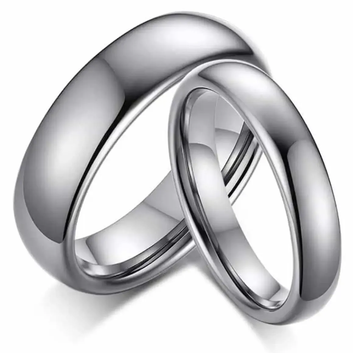 Carbide tungsten forlovelse/vielsesring