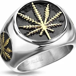 CB herrering med cannabis-design