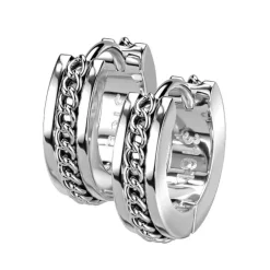 Chain ørering i ædelstål PVD