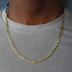 Comte halskæde i ædelstål Golden