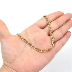 Comte halskæde i ædelstål Golden