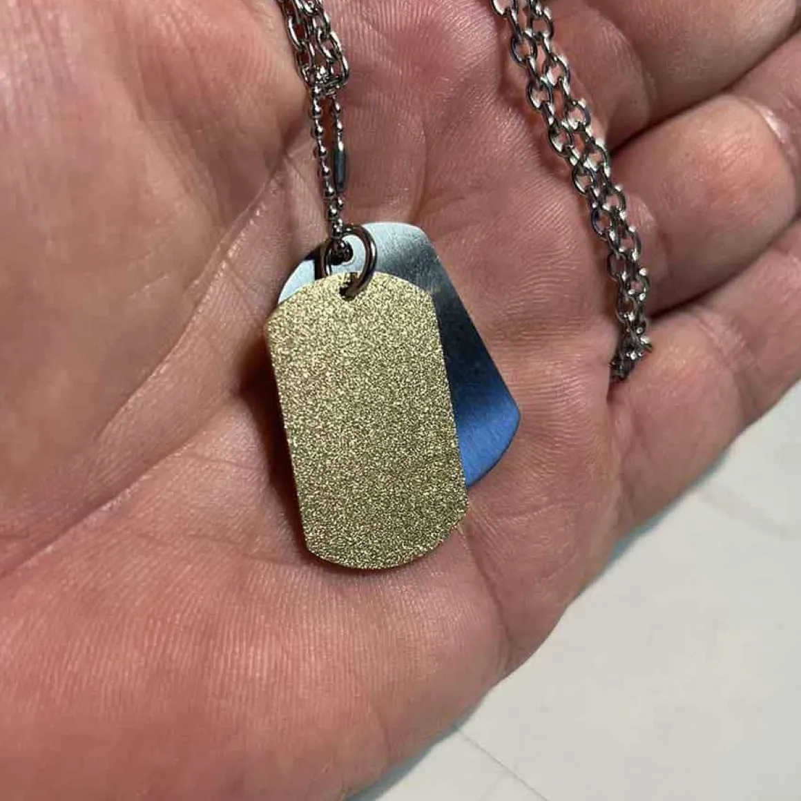 Craig Forgyldt Tags halssmykke