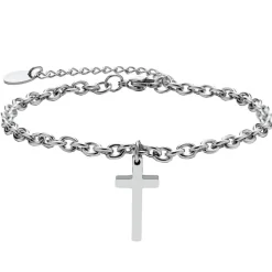 Croz stålarmbånd med kors