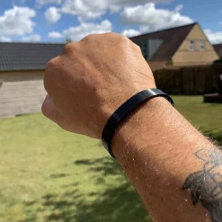 Dark Shane bangles i blackcoatet ædelstål