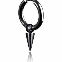 Dark Syle ørering i blank ædelstål