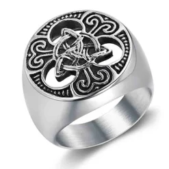 Ædelstål ring i flot design