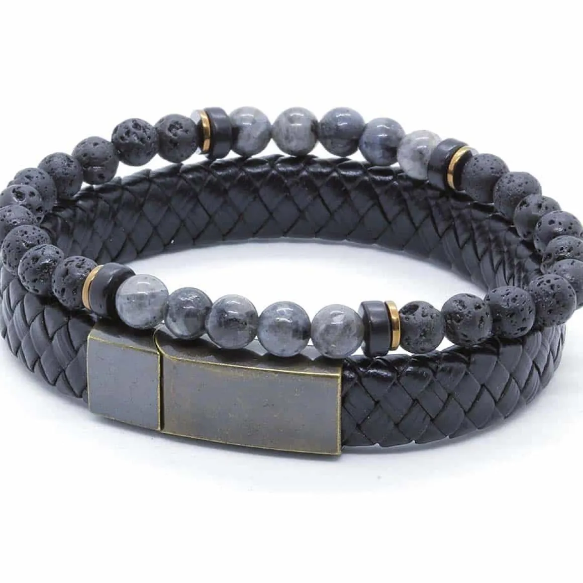 EX. Netri sort og perler 2 stk.