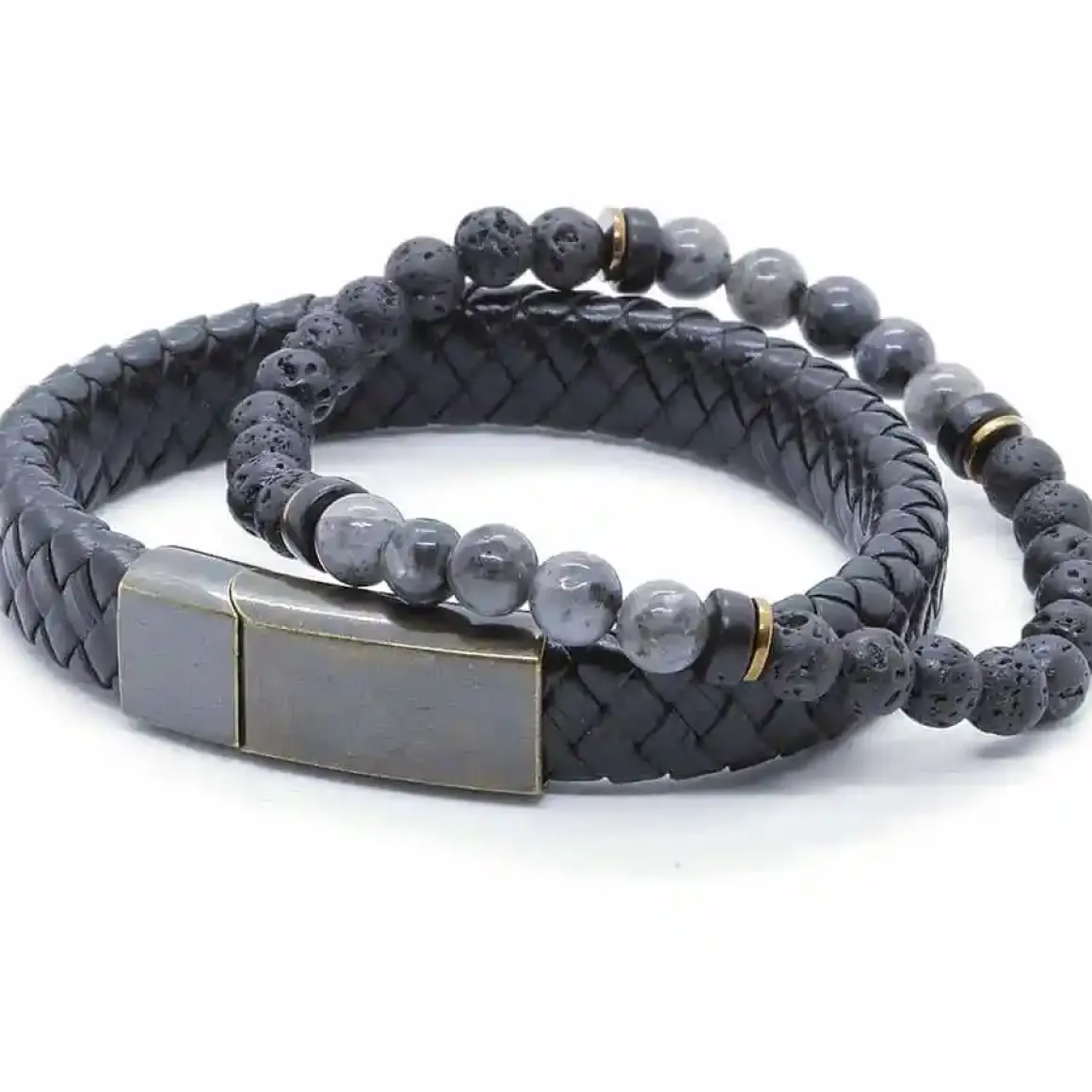 EX. Netri sort og perler 2 stk.