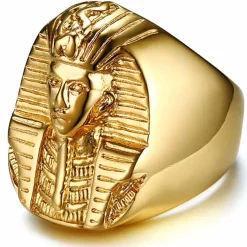 Faraos ring forgyldt