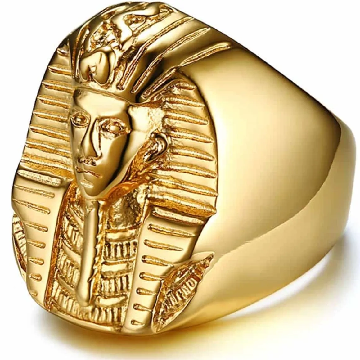 Faraos ring forgyldt