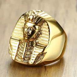 Faraos ring forgyldt
