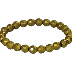 Faset hamatit perlearmbånd