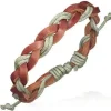 Flettet Læder Armbånd