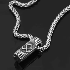 Freemason Symbol Halskæde i Rustfrit Stål