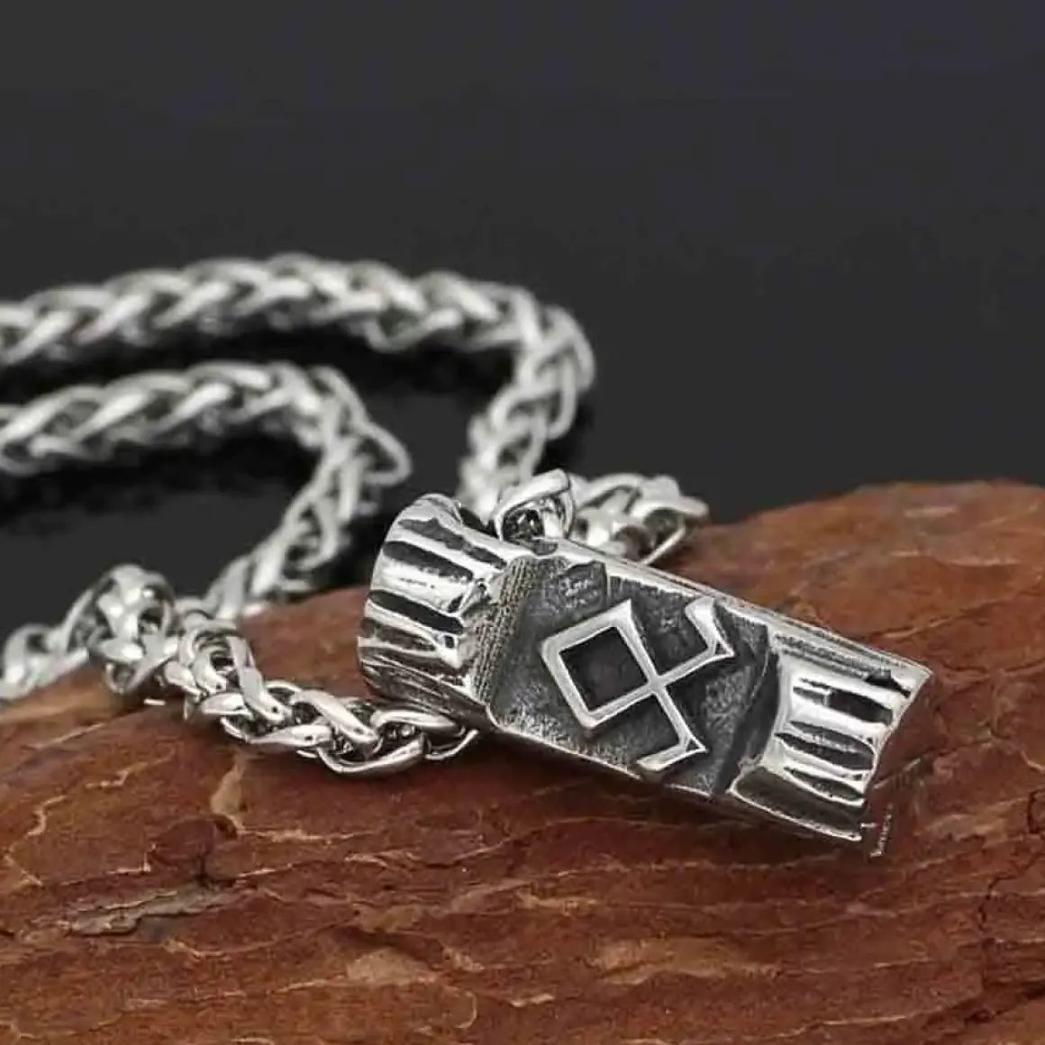 Freemason Symbol Halskæde i Rustfrit Stål