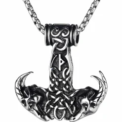 Goats halssmykke i rustfri stål