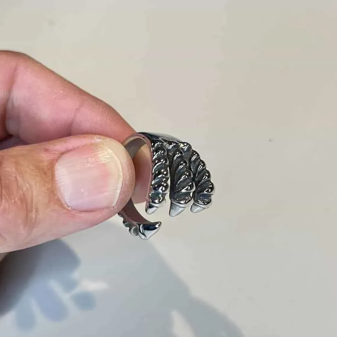 Grab herrering i stål