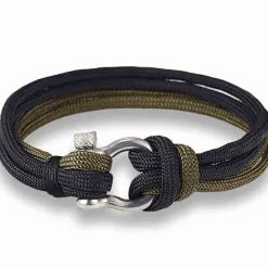 Green/black Sailorman herrearmbånd