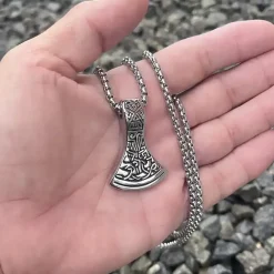 Halssmykke "Nordisk Hammer" stål