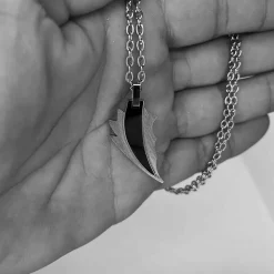 Halssmykke "Sqare" Rustfrit stål