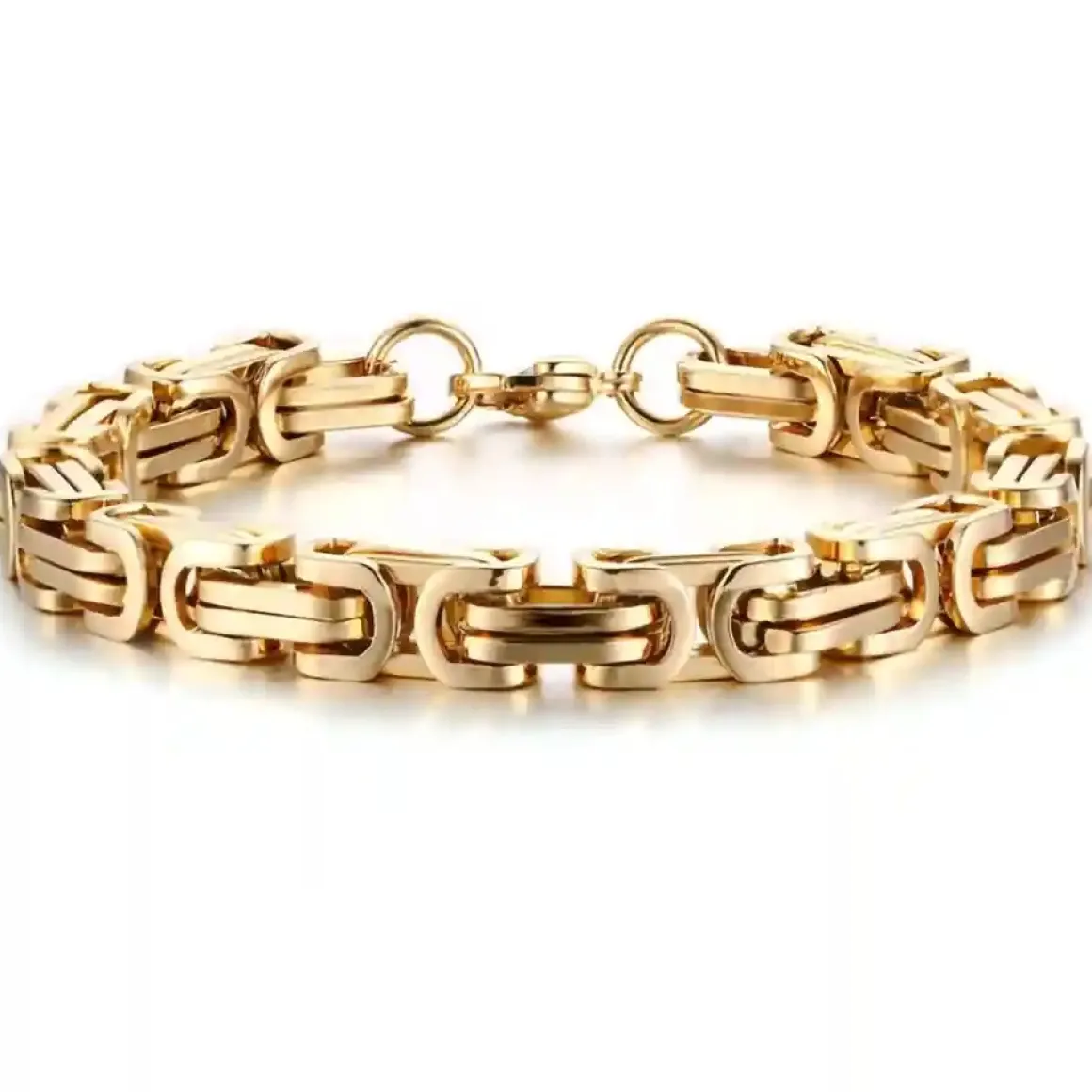 Hawn armbånd Rustfrit stål forgyldt 8mm