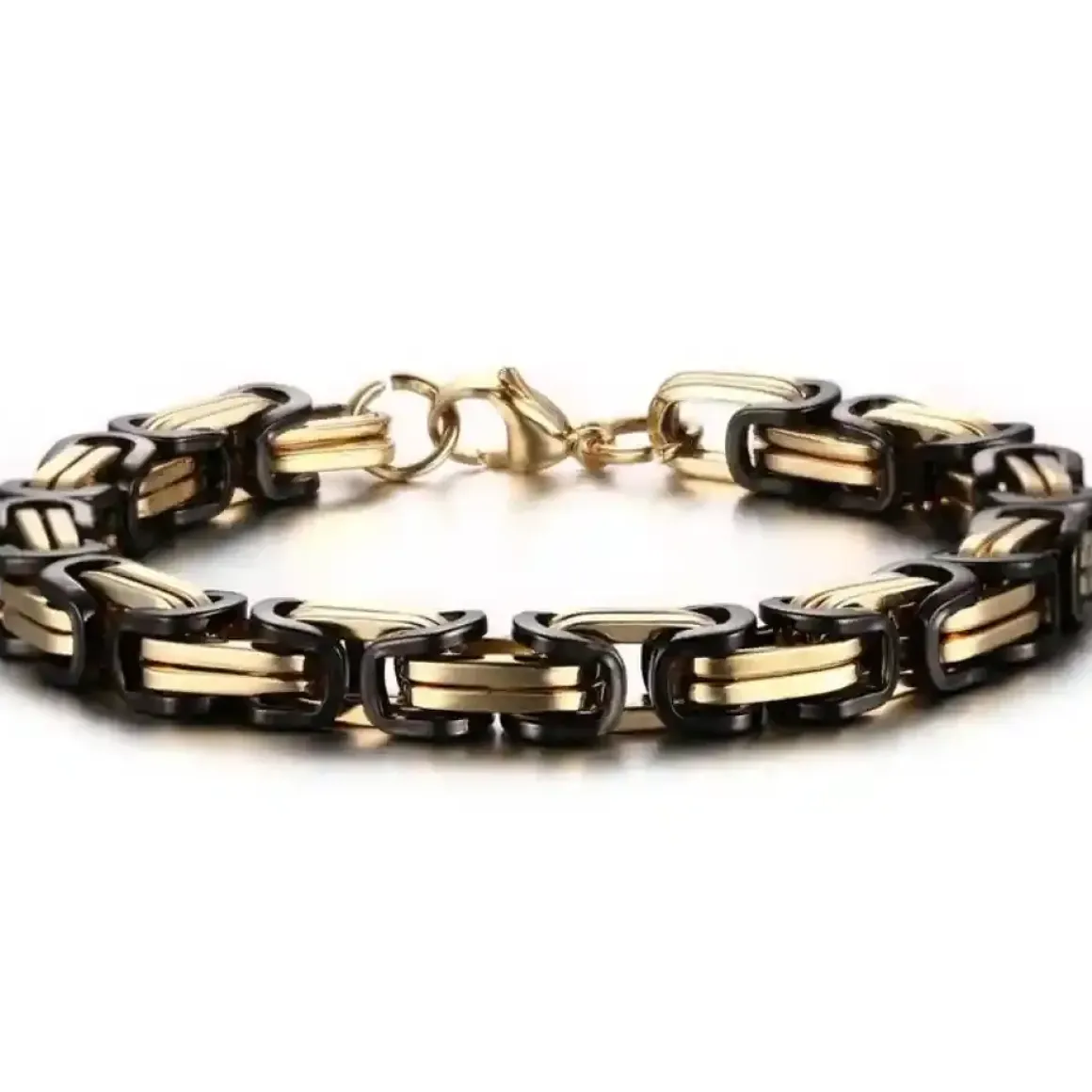 Hawn Black Gold armbånd i stål 8mm